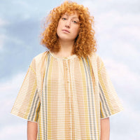 Lilly Pilly Organic Cotton Shirt - Horizon Stripe