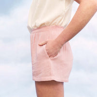 Fern Organic Cotton Shorts - Rose